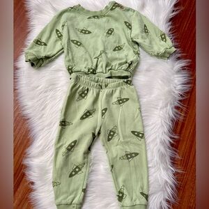 Cat & Jack Sage Green Baby Sweatshirt